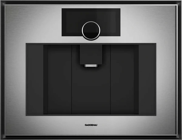Gaggenau GC461120 — Автоматическая кофемашина 60 x 45 см нержавеющая сталь под серым стеклом